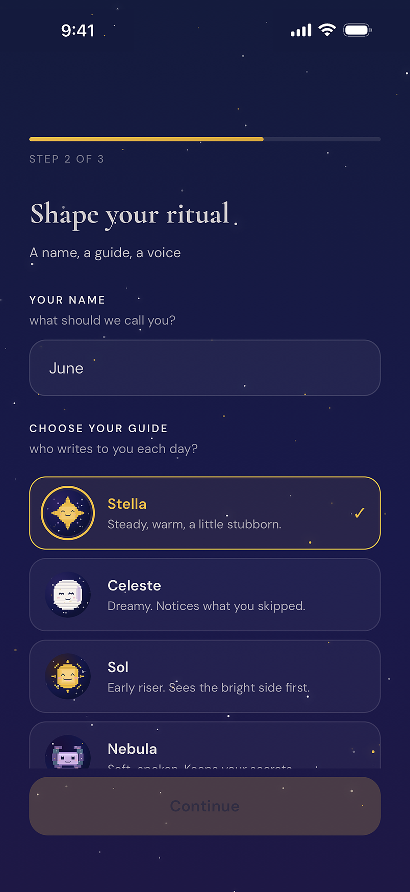 Choosing a guide