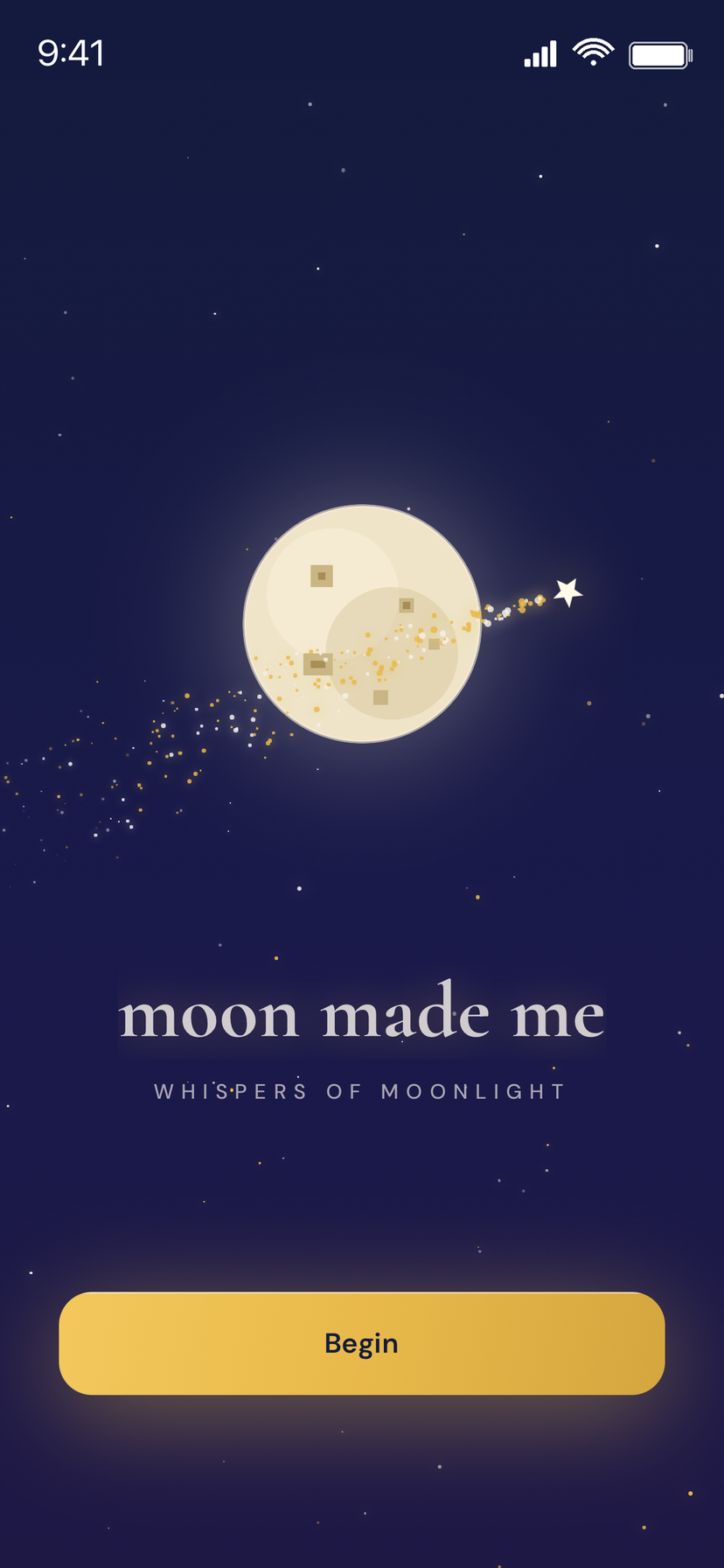 Moon Made Me splash screen